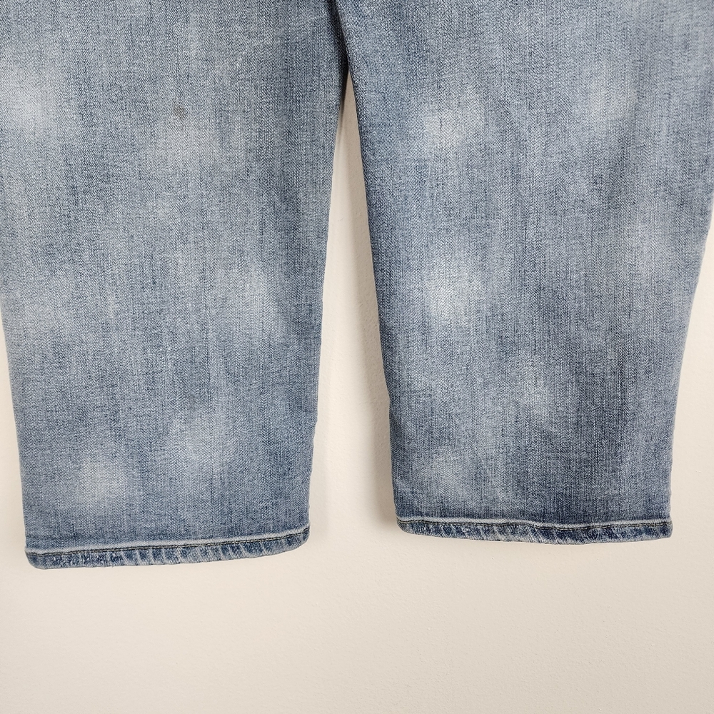 Lands' End Mid Rise Slim Jean Light Blue Ankle Jeans Size 22W - Picture 12 of 16